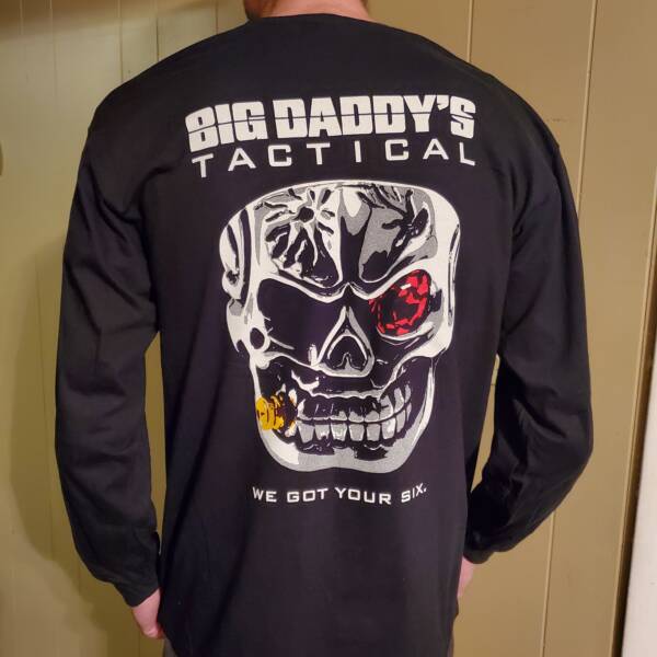 Big Daddy's Tactical Black Long Sleeve Shirt with Insignia