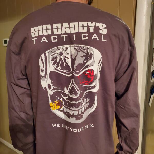 Big Daddy's Tactical Black Long Sleeve Shirt with Insignia - Image 2